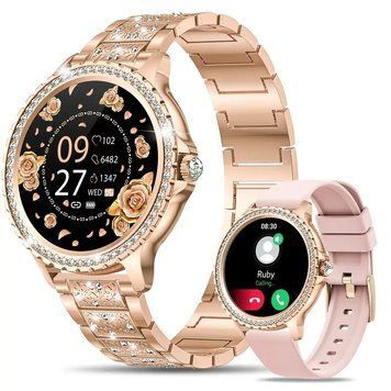 Розумний годинник smart watch для жінок, для айфона та андроїд, красивий жіночий смарт браслет ios та android 2371181824 фото