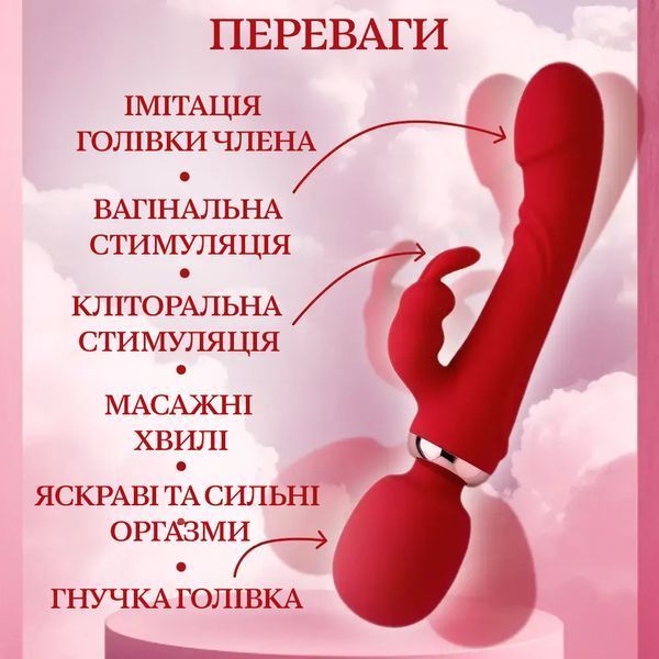 Вібратор для жінок: вагінальний та кліторальний стимулятор, фалоімітатор для оргазму, інтимний масажер для мастурбації 4382294584 фото
