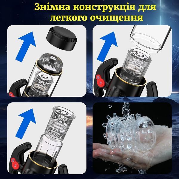 Автоматический мастурбатор для мужчин с вибро Секс-игрушка для минета для орального секса Вибратор мужской 2736258107 фото