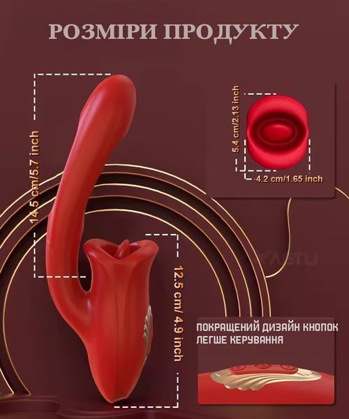 Вібратор для жінок 3-в-1 Tapping Vibrator: Вагінальний і кліторальний стимулятор, інтимний масажер для сексу та мастурбації 2446446532 фото