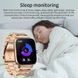 Жіночий смарт годинник з Bluetooth дзвінками OLED дисплеєм пульсом SpO2 IP67 та металевим браслетом для Android iPhone 2096952765 фото 4