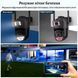 Вулична поворотна камера відеоспостереження 1080p IP WiFi водонепроникна IP66 з датчиком руху, нічним баченням 2458083243 фото 5