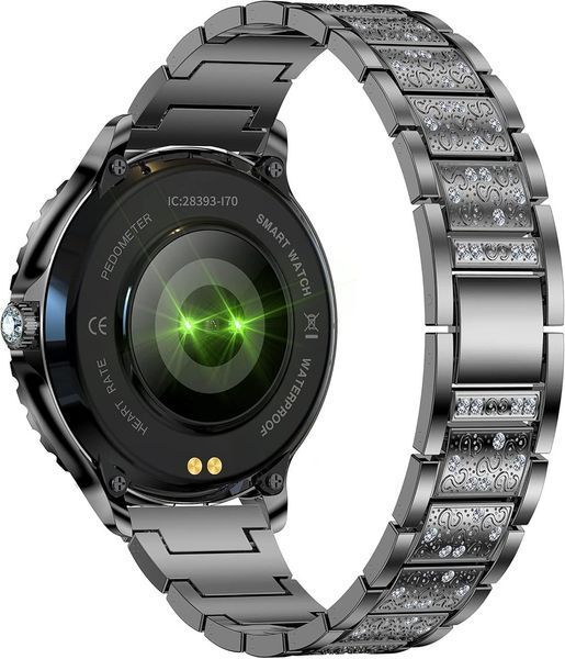 Смарт-годинник жіночий Smart Fitonme Black для айфон та андроїд, Розумний годинник для жінок з 2 ремінцями та тонометром 2340660083 фото
