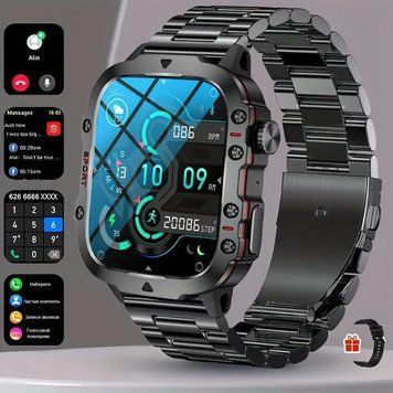 Смарт-годинник чоловічий Military Sports Fitness Tracker 2340688717 фото