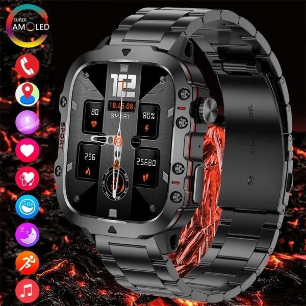 Смарт-годинник чоловічий Military Sports Fitness Tracker 2340688717 фото