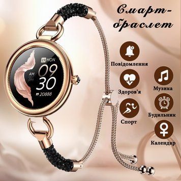 Смарт-годинник MISIRUN GT01 Bling Rhinestone Lady Smart Watch 2154526991 фото